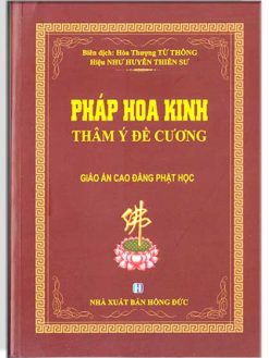 Pháp Hoa Kinh Thâm Ý Đề Cương