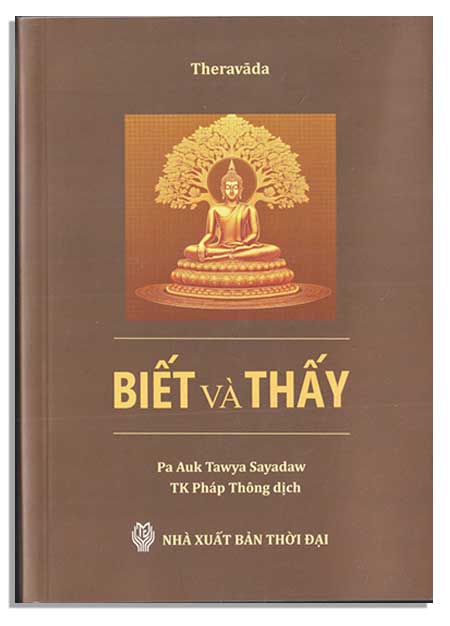 <h2><strong>Biết và Thấy</strong></h2> <div dir="auto">Tác giả: PA AUK SAYADAW</div> <div dir="auto">Dịch: TK Pháp Thông</div> <div dir="auto">NXB Tôn Giáo - 495 trang</div> <div dir="auto"></div> <div dir="auto"> <strong>Trích Lời n</strong><strong>gưòi dịch</strong> Những bài giảng trong cuốn sách này do Ngài Thiền Sư U. Acinna (U. Athinna), Viện chủ thiền viện Pa-uk, Mawlamyine, Myanmar, biên soạn để hướng dẩn tu tập cho các thiền sinh tại một ngôi chùa ở Đài Loan. Sau đó, qua ba lần tái bản với những sửa chữa bổ sung cần thiết, nó đã được xem như cuốn cẩm nang tu tập cho những ai chọn thực hành theo hệ thống thiền Pa-Auk (Pa-Auk sytem), nghĩa là Định trước Tuệ sau theo tuần tự Tam học. Như hầu hết chúng ta đều biết, tam học Giới - Định - Tuệ, là những giai đoạn thực hành Phật giáo, việc thực hành tam học, một phàm nhân có thể chứng Niết bàn tối thượng, và trở. thành một bậc thánh… </div> Biet va Thay 1 Biết và Thấy